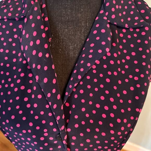 Studio I Polka Dot Sleeveless Maxi Dress - Picture 11 of 12